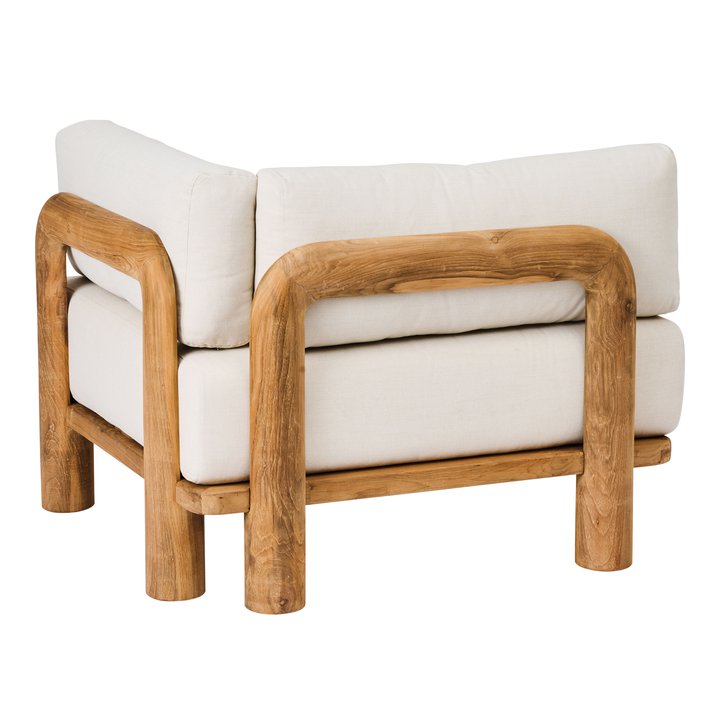 MODULE | RECYCLED TEAK | CORNER 93 x 93 x 60/40